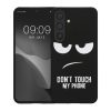 Kwmobile tok Samsung Galaxy S24 Plus készülékhez, fekete/fehér, szilikon, KWM000021QF001C