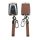 Kwmobile autós kulcstartó BMW 4 gomboshoz - Smart Key, barna/szürke, cink, KWM000025BX001C