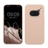 Kwmobile tok Nothing Phone 2a/Phone 2a Plus készülékhez, krémszínű, szilikon, KWM000020LP004C