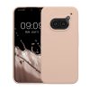 Kwmobile tok Nothing Phone 2a/Phone 2a Plus készülékhez, krémszínű, szilikon, KWM000020LP004C