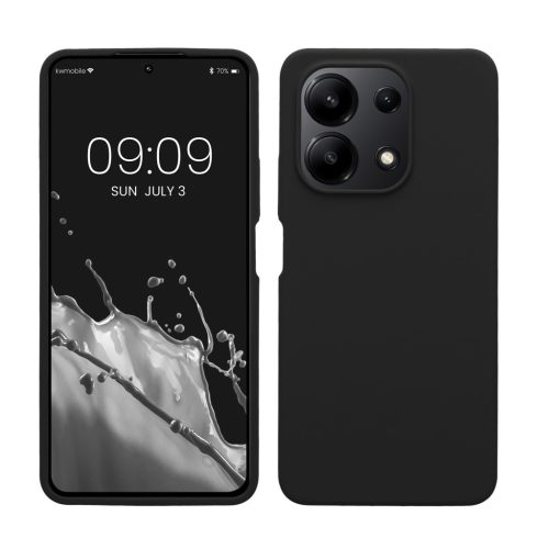 Kwmobile tok Xiaomi Redmi Note 13-hoz, fekete, szilikon, KWM000020LS001C