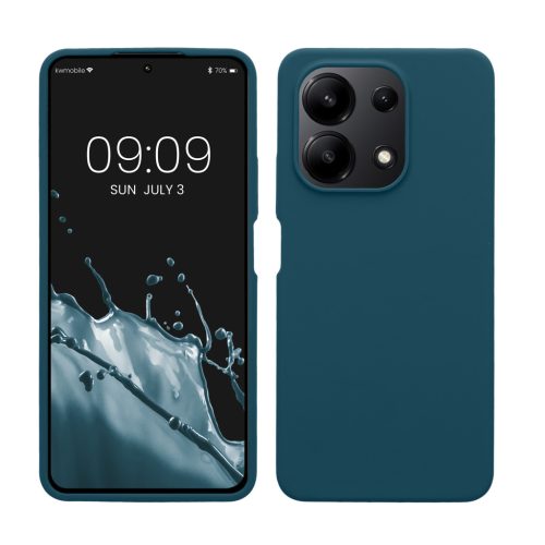 Kwmobile tok Xiaomi Redmi Note 13-hoz, kék, szilikon, KWM000020LS002C