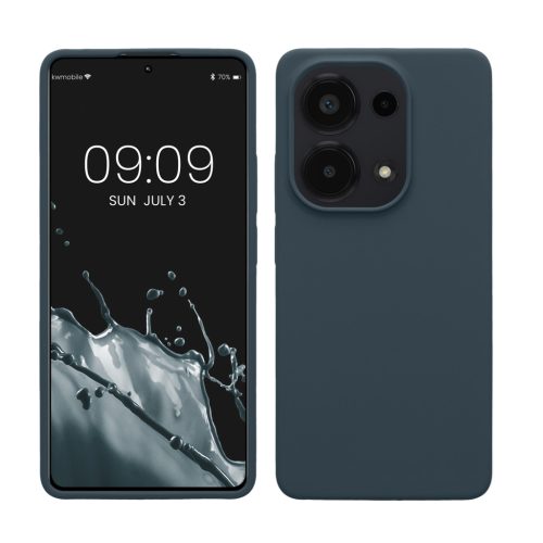 Kwmobile tok Xiaomi Redmi Note 13 Pro készülékhez, sötétzöld, szilikon, KWM000020LT003C