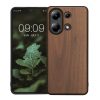 Kwmobile tok Xiaomi Redmi Note 13-hoz, barna, fa/szilikon, KWM000020LU001C