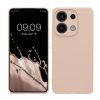 Kwmobile tok Xiaomi Redmi Note 13-hoz, krémszínű, szilikon, KWM000020LW002C