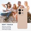 Kwmobile tok Xiaomi Redmi Note 13-hoz, krémszínű, szilikon, KWM000020LW002C