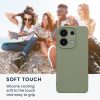 Kwmobile tok Xiaomi Redmi Note 13-hoz, világoszöld, szilikon, KWM000020LW003C