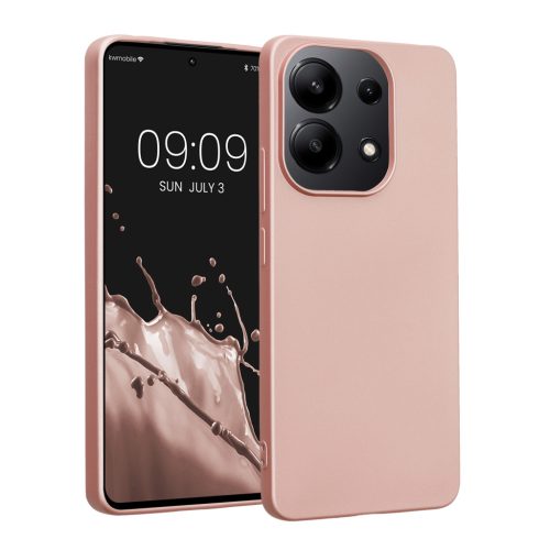 Kwmobile tok Xiaomi Redmi Note 13-hoz, rózsaszín, szilikon, KWM000020LX002C