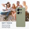 Kwmobile tok Xiaomi Redmi Note 13 Pro készülékhez, világoszöld, szilikon, KWM000020LY003C