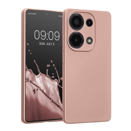 Kwmobile tok Xiaomi Redmi Note 13 Pro-hoz, rózsaszín, szilikon, KWM000020LZ002C