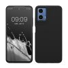 Kwmobile tok Motorola Moto G34-hez, fekete, szilikon, KWM000022QS001C