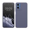 Kwmobile tok Motorola Moto G34-hez, szürke, szilikon, KWM000022QS004C