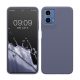 Kwmobile tok Motorola Moto G34-hez, szürke, szilikon, KWM000022QS004C