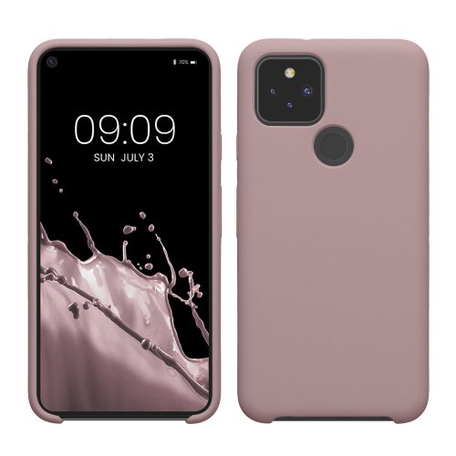 Kwmobile tok Google Pixel 5 telefonhoz, lila, szilikon, KWM0000122K039C