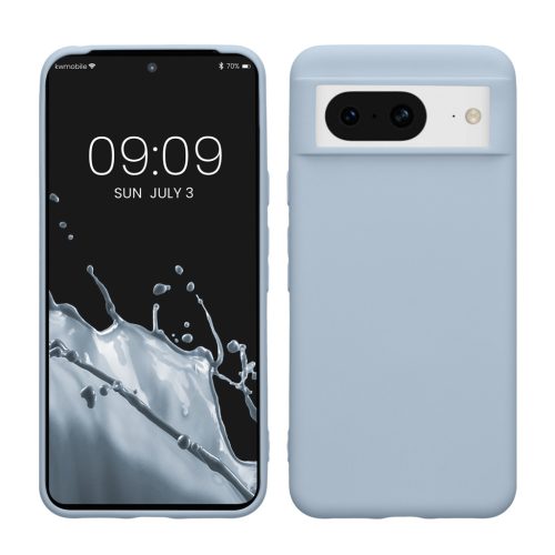 Kwmobile Google Pixel 8 tok, világoskék, szilikon, KWM0000208H017C