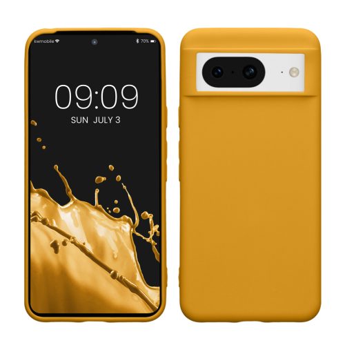 Kwmobile Google Pixel 8 tok, sárga, szilikon, KWM0000208H020C
