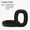 db Kwmobile fülpárna készlet Logitech G Astro A30-hoz, fekete, ökobőr, KWM000025CZ001C