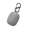 Kwmobile fejhallgató tok Samsung Galaxy Buds FE, sötétszürke, szilikon, KWM000025DI001C