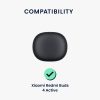 Kwmobile fejhallgató tok Xiaomi Redmi Buds 4 Active-hoz, sötétzöld, szilikon, KWM000025DJ002C