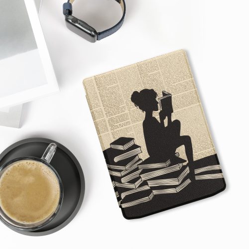 Kwmobile fedél PocketBook InkPad Color 3-hoz, többszínű, ökológiai bőr, KWM000023RS005C