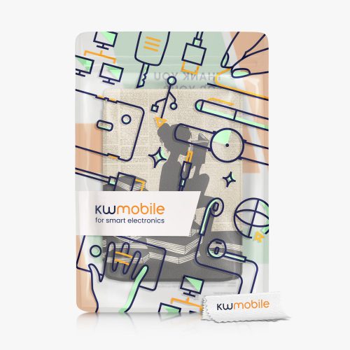 Kwmobile fedél PocketBook InkPad Color 3-hoz, többszínű, ökológiai bőr, KWM000023RS005C