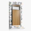 Kwmobile Google Pixel 8 tok, barna, fa/szilikon, KWM0000208X003C