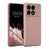 Kwmobile Poco X6 Pro tok, rózsaszín, szilikon, KWM000020ME001C