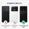 Kwmobile Poco X6 Pro tok, lila, szilikon, KWM000020MF003C