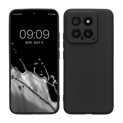 Kwmobile tok Xiaomi 14-hez, fekete, szilikon, KWM000020ML001C