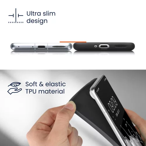 Kwmobile tok Xiaomi 14-hez, fekete, szilikon, KWM000020ML001C