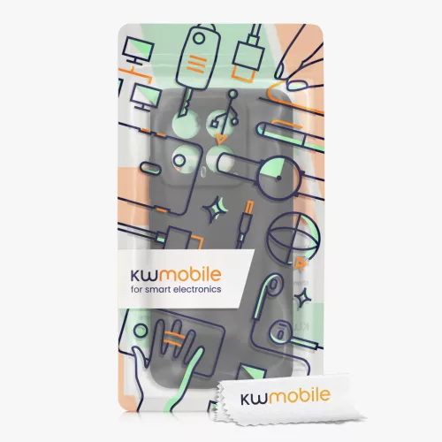 Kwmobile tok Xiaomi 14-hez, fekete, szilikon, KWM000020ML001C