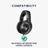 db Kwmobile Cooling Gel fülpárna készlet Sennheiser HD 569/HD599/HD599 SE, fekete, Eco bőr, KWM000025EX001C