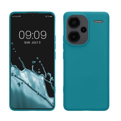 Kwmobile tok Xiaomi Redmi Note 13 Pro Plus 5G-hez, kék, szilikon, KWM000020KI003C