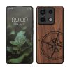 Kwmobile tok Xiaomi Redmi Note 13 Pro 5G-hez, barna, fa/szilikon, KWM000020MN001C