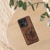 Kwmobile tok Xiaomi Redmi Note 13 Pro 5G-hez, barna, fa/szilikon, KWM000020MN001C