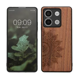   Kwmobile tok Xiaomi Redmi Note 13-hoz, barna, fa, KWM000020MO002C