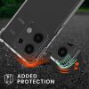 Kwmobile tok nyakpánttal Xiaomi Redmi Note 13-hoz, átlátszó/fekete, szilikon, KWM000020MV001C