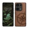 Kwmobile tok Xiaomi Redmi Note 13 Pro-hoz, barna, fa/szilikon, KWM000020NA001C
