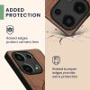 Kwmobile tok Xiaomi Redmi Note 13 Pro-hoz, barna, fa/szilikon, KWM000020NA001C