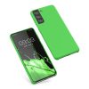 Kwmobile tok Samsung Galaxy S21, zöld, szilikon, KWM000012BT075C