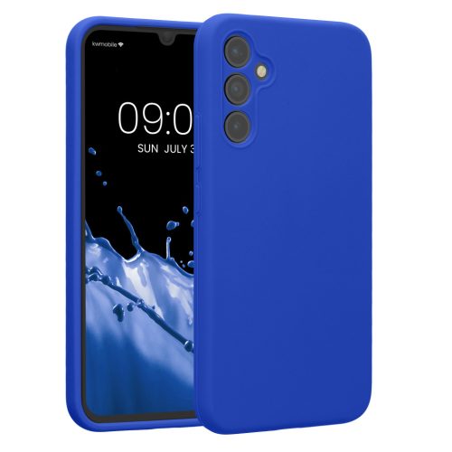 Kwmobile tok Samsung Galaxy A34 5G-hez, kék, szilikon, KWM000018GC049C