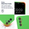 Kwmobile tok Samsung Galaxy A34 5G-hez, zöld, szilikon, KWM000018GC051C