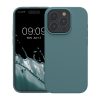 Kwmobile tok Apple iPhone 15 Pro telefonhoz, sötétzöld, szilikon, KWM000020CC023C