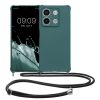 Kwmobile tok nyakpánttal Xiaomi Redmi Note 13-hoz, zöld, szilikon, KWM000020NC001C