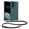 Kwmobile tok nyakpánttal Xiaomi Redmi Note 13 Pro Plus 5G-hez, zöld, szilikon, KWM000020ND001C