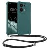 Kwmobile tok nyakpánttal Xiaomi Redmi Note 13-hoz, zöld, szilikon, KWM000020NE001C