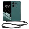 Kwmobile tok nyakpánttal Xiaomi Redmi Note 13-hoz, zöld, szilikon, KWM000020NE001C