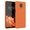 Kwmobile tok Xiaomi Redmi Note 9S/Redmi Note 9 Pro/Redmi Note 9 Pro Max készülékhez, narancssárga, szilikon, KWM000011AH049C
