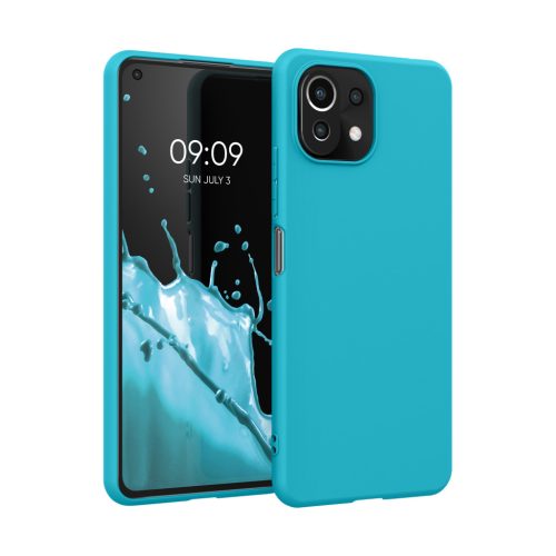 Kwmobile tok Xiaomi Mi 11 Lite 5G/11 Lite 5G NE készülékhez, világoskék, szilikon, KWM000012TH032C