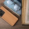 Kwmobile tok Xiaomi 13T/13T Pro készülékhez, barna, fa/szilikon, KWM000020IQ002C